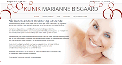 Desktop Screenshot of mariannebisgaard.dk